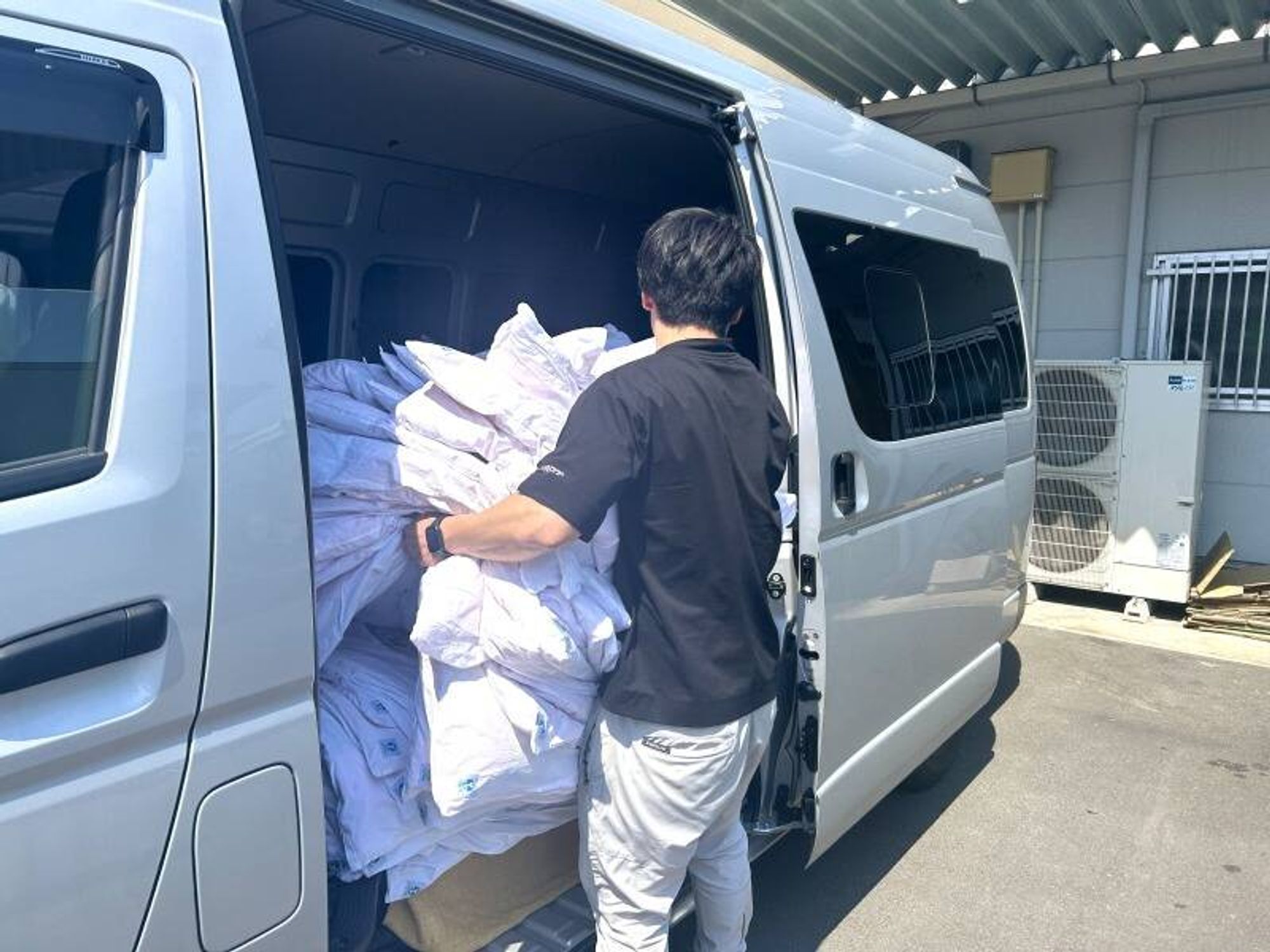ルート配送/保育園へのお布団配送/土日祝休み/AT限定OK-1番目の画像