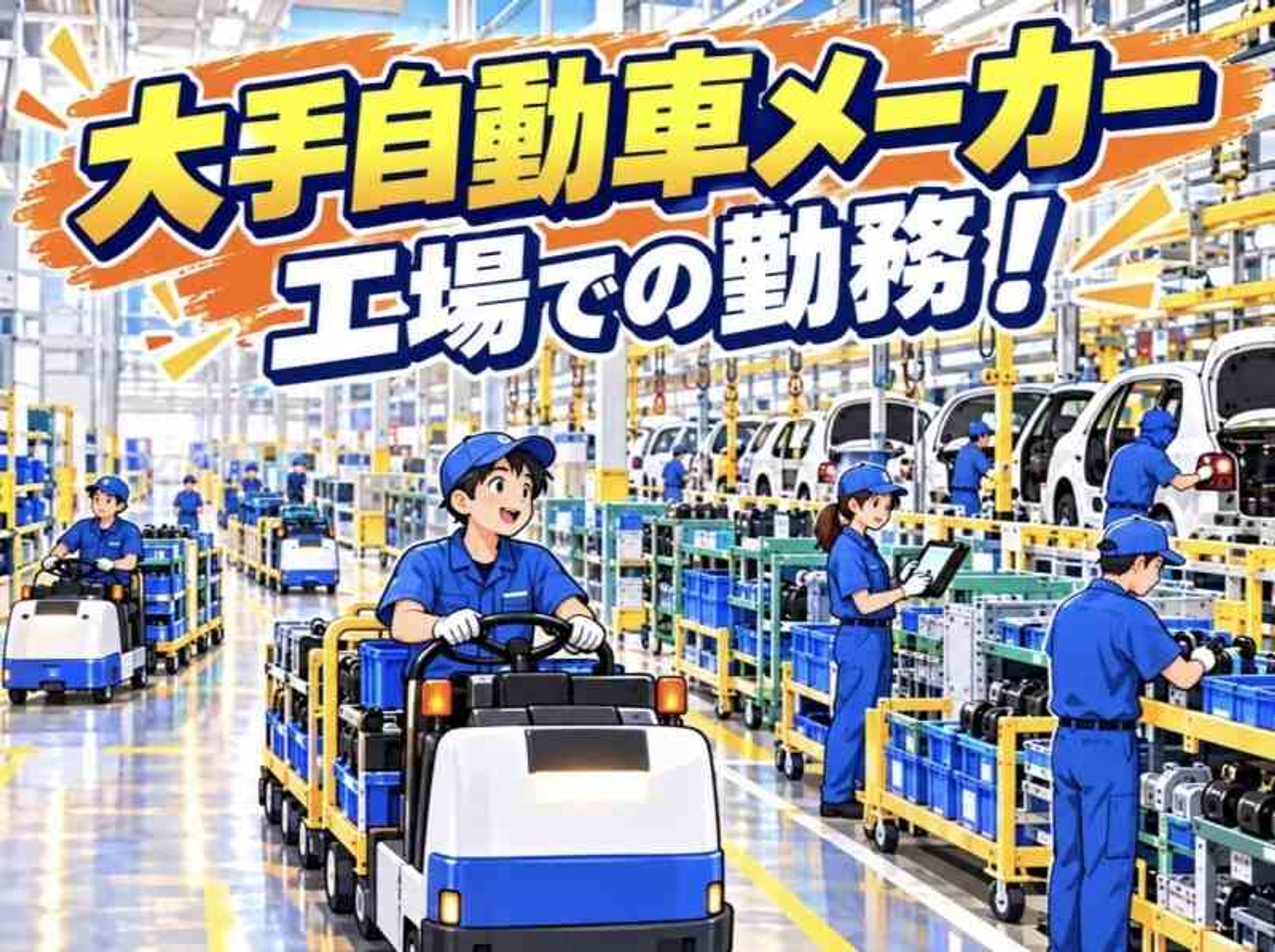 <高時給1,400円～！>工場内の運搬・配置◆経験/資格は一切不問！-0番目の画像